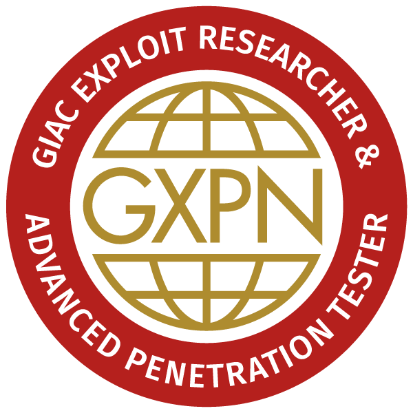 GXPN - GIAC Exploit Researcher and Advanced Penetration Tester